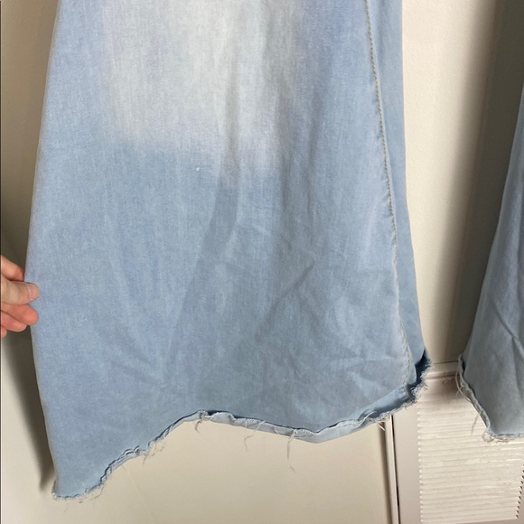 Free People Just Float On Flare Bellbottom Jeans Light Wash Size 28 - Picture 8 of 12